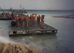 تصور لما يُمكن أن يكون عليه الميناء المؤقت