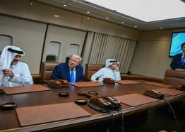 ترامب وأمير قطر
